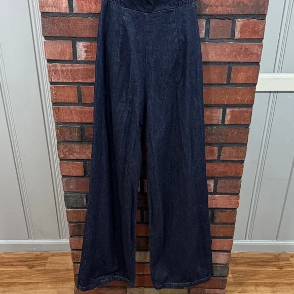 Amanda Uprichard x Revolve Isadore Denim Jumpsuit in Indig - Picture 7 of 16